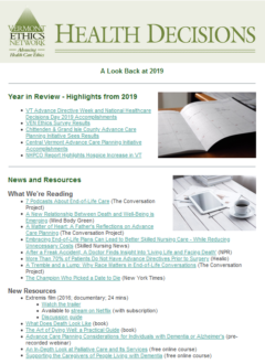 VEN newsletter A Look Back at 2019